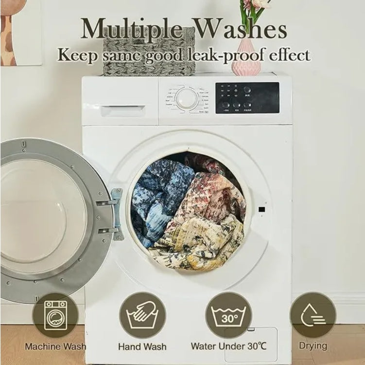 Qeils Washable Pee Pads For Dogs, 2 Pack Reusable Puppy Pads 36x41