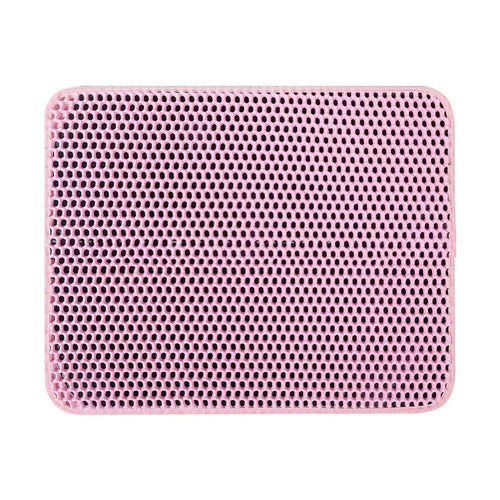 Cat Litter Mat Pet Solid Color Waterproof Cat Litter Mat Easy Clean
