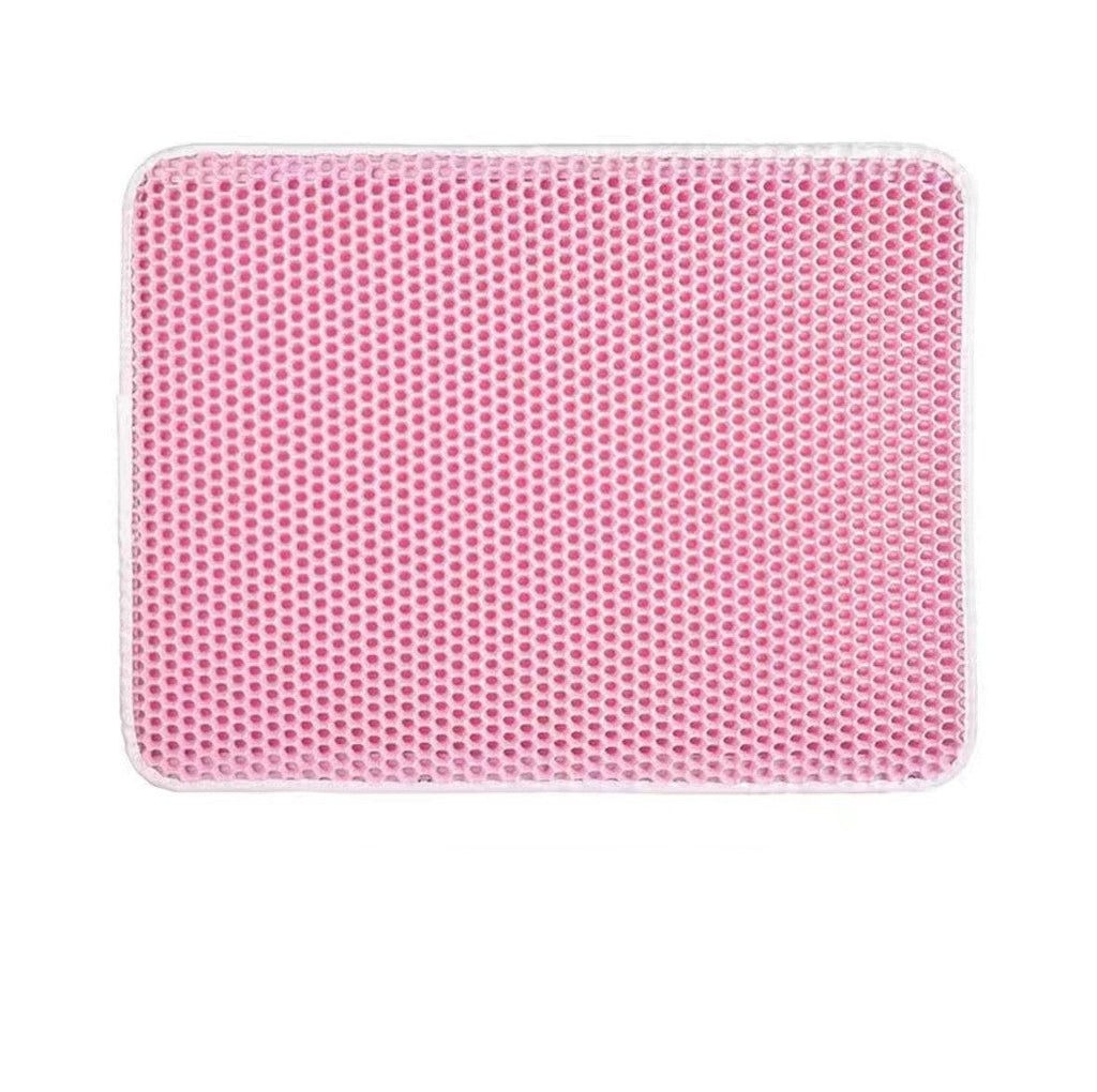 Cat Litter Mat Pet Solid Color Waterproof Cat Litter Mat Easy Clean