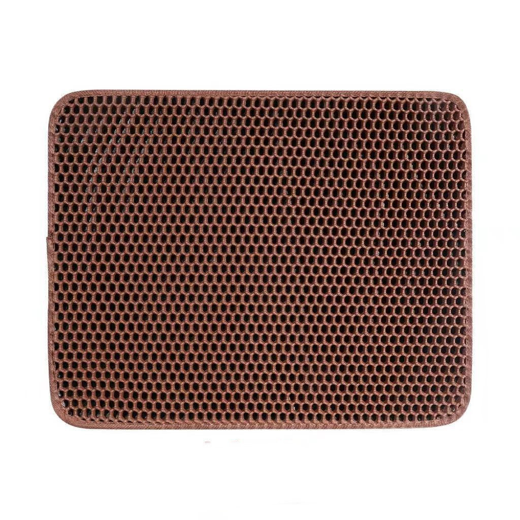 Cat Litter Mat Pet Solid Color Waterproof Cat Litter Mat Easy Clean