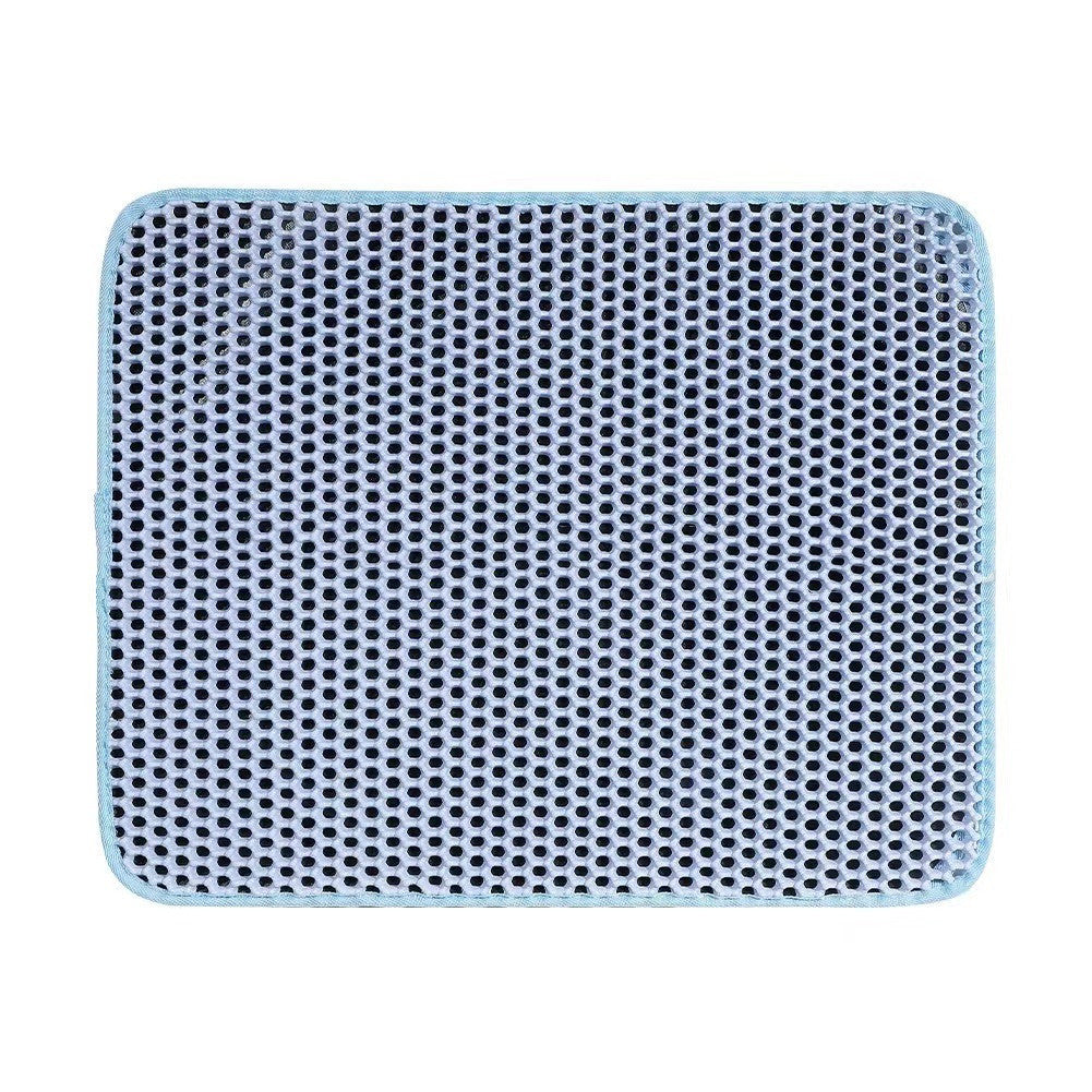 Cat Litter Mat Pet Solid Color Waterproof Cat Litter Mat Easy Clean
